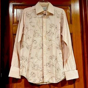 Mens Guess stripped embroidered shirt. Pre loved in excellent condition. Size M
